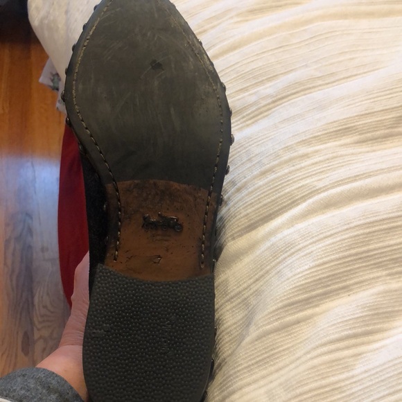 Coach Black Anthracite  Suede Boots - Picture 3 of 4